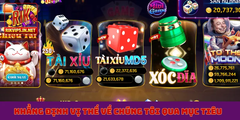 Khẳng định vị thế về chúng tôi qua mục tiêu